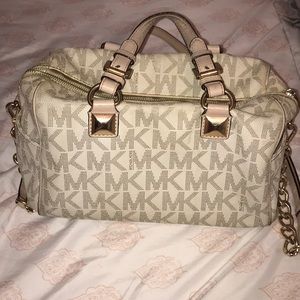 White Michael Kors purse